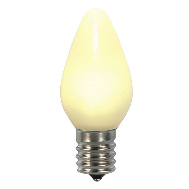 C7 Ceramic LED WmWht Bulb .96W 130V