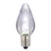 C7 Transparent LED Cool Wht Twinkle Bulb