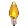 C7 Transparent LED Yellow Twinkle Bulb