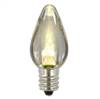 C7 Transparent LED WmWht Bulb .96W 130V