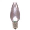 C9 PureWht Twinkle TranspLED Bulb 25