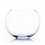 Clear Moon Vase - Open: 7.5", Long: 13", Width: 4.5", Height: 10"
