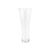 Tapered Flare Out Cylinder Vase. Open: 6", Height: 16", Base, 3.5".