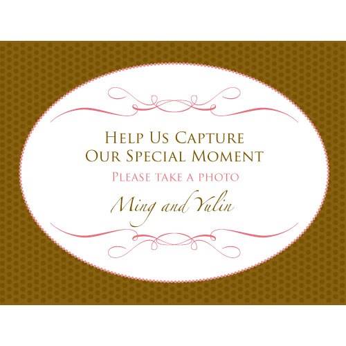 Wedding Memories Camera Table Sign