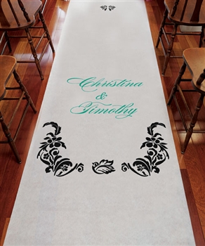 Lovebird Personalized Aisle Runner