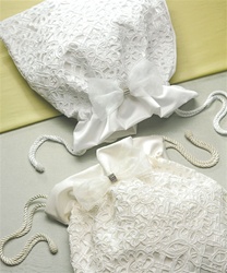 Bridal Tapestry Drawstring Bag (Ivory)