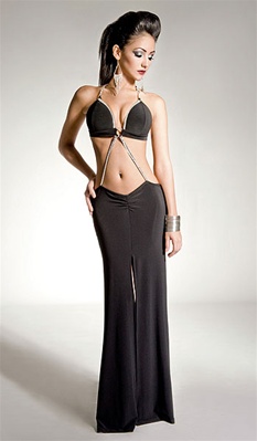 Vanity - Two piece stripper gown by Kamala Collection