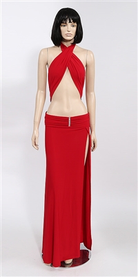 Kamala Collection Sexy Evening Gowns - Jordana halter dress