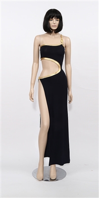 Serpentino - One shoulder dress by Kamala Collection Sexy Evening Gowns