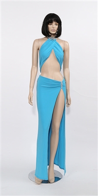 Ruby - Rhinestone halter by Kamala Collection Sexy Evening Gowns