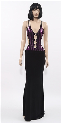 Kamala Collection Sexy Evening Gowns - Bellagio mesh dress