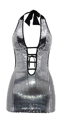 Brooke - Metallic sequin party dress by Kamala Collection