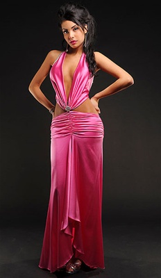 Stephanie - Silk gown by Kamala Collection