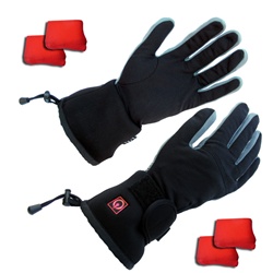 Cordless RECHARGEABLE Battery Heated Glove Liners - Ultimate Package