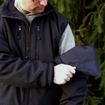ActiVHeat Men's Battery Heated Windproof Fleece Convertible Jacket