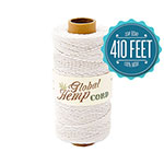 Global Hemp White 20# Test Waxed Hemp Twine