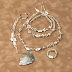 Shell Leaf Hemp Jewelry Kit