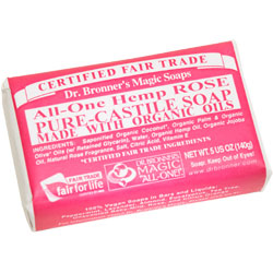 Dr. Bronner's Rose Hemp Bar Soap