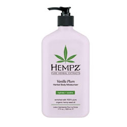 Hempz Vanilla Plum Herbal Moisturizer - 17 oz