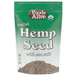 Foods Alive Sea Salt Toasted Organic Hemp Seed