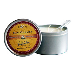 Earthly Body Nag Champa Scented Soy and Hemp Body Candle