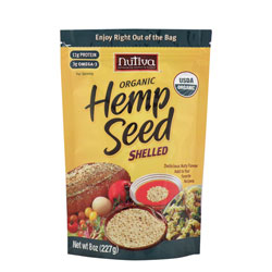 Nutiva Organic Shelled Hempseed - 8 oz