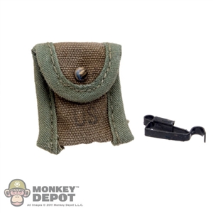 Pouch: Ace Jungle Compass Pouch w/Alice Clip (Slightly Aged)