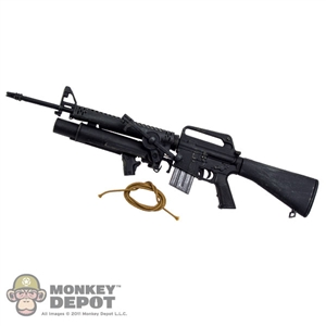 Rifle: Ace M16 A1 Rifle w/XM148 Grenade Launcher