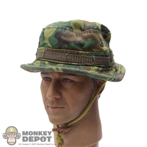 Hat: ACE ERDL Lime Pattern Boonie Cap (Weathered)