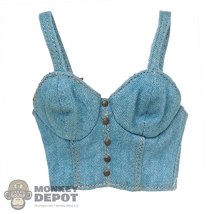 Shirt: ACPlay Female Light Blue Denim Top