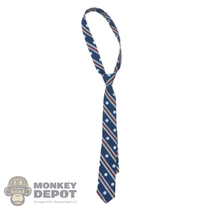 Tie: ACPlay Female Red, White & Blue Neck Tie