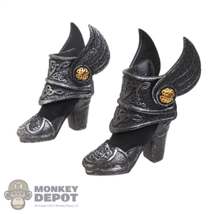 Boots: AC Play Metal Female Winged Boots