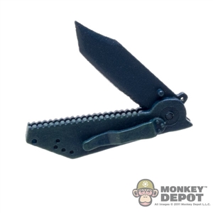 Knife: Art Figures Blue Tactical Folding Blade