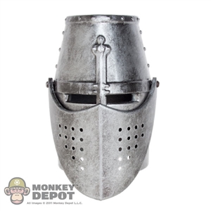 Helmet: ACI Metal Templar Knight w/Movable Visor