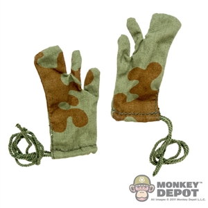 Gloves: Alert Line Amoeba Pattern Camouflage Trigger Mittens