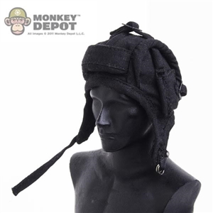 Helmet: Alert Line Black Padded Russian Tanker Helmet