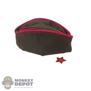 Hat: Alert Line WWII Red Army M1936 Officer Pilotka Cap