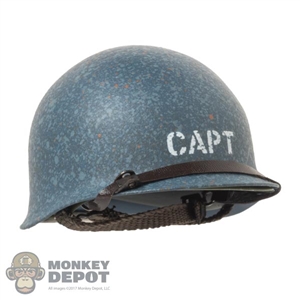 Helmet: Alert Line Mens Navy Captain Helmet (Metal)