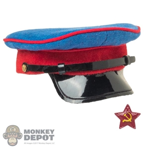 Hat: Alert Line Mens Soviet M35NKVD Officer Visor Cap