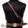 Belt: Alert Line Mens Alert Line Russian Leather-Like Belt w/Strap