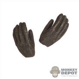 Hands: Asmus Toys Female Molded Brown Gloved Hands