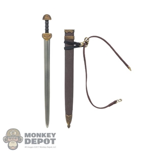 Sword: Asmus Toys Rohan Sword w/Scabbard + Cross Body Strap