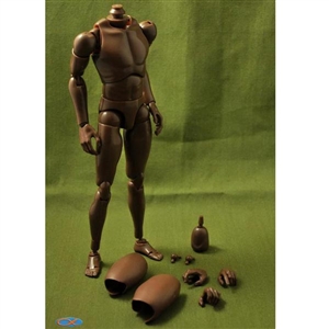 Nude Figure: Alpha Toys Black Nude Body (Wide Shoulders)