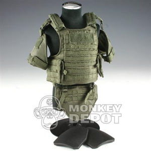 Vest BBi Eagle CIRAS Green Arms, Groin Protector