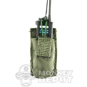 Pouch BBi Radio Green MOLLE NO Radio Included