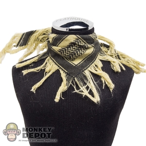 Scarf: BBi Yellowish/Black Shemagh