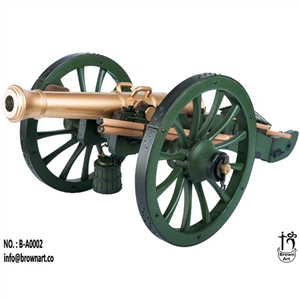 Weapon: Brown Art 1/6th French Gribeauval 12-Pounder Cannon (B-A0002)