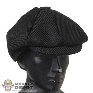 Hat: BCS Mens Black News Boy Cap