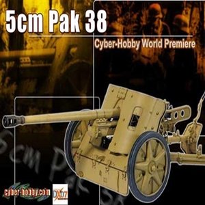 Boxed Artillery Dragon German Cyber Hobby 5cm Pak 38 Cannon 71317