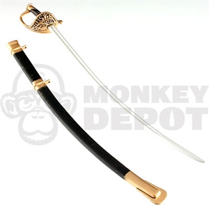 Sword: Battle Gear Toys Civil War Saber & Scabbard 1850 Staff Officer